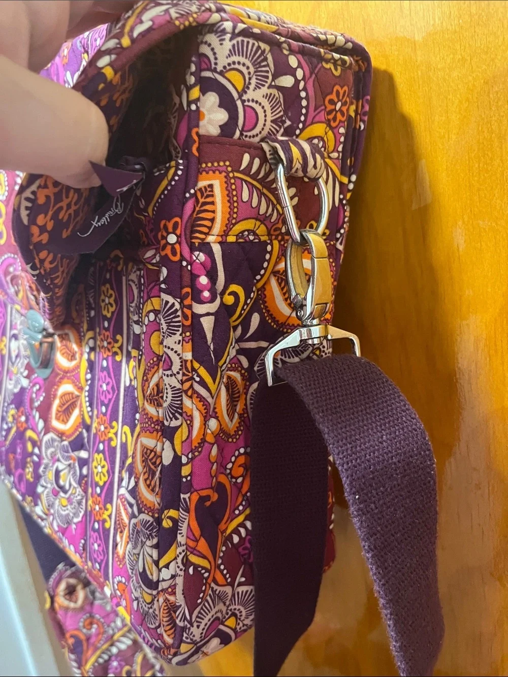 Vera Bradley Safari Sunset Attaché Messenger Bag